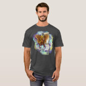 T-shirt Sagesse d'un pegasus, Tête noire (Devant entier)