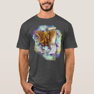 T-shirt Sagesse d'un pegasus, Tête noire