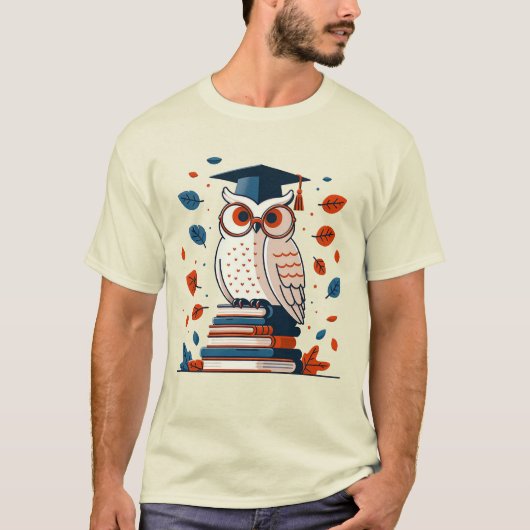 T-shirt Sagesse érudite : Un chouette élégant de Knowled (Devant)