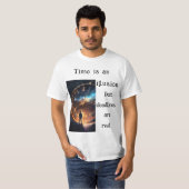 T-shirt Sagesse intemporelle : Citation Temps Inspirationn (Devant entier)