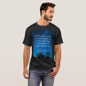 T-shirt Sagesse stoïque : Gardez un Esprit non troublé, Fa (Devant entier)