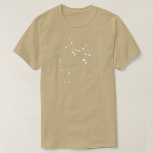 T-shirt Sagittaire Constellation Sagittarius Zodiac (Design devant)