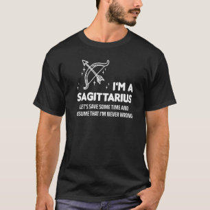 T-shirt Sagittaire Faits Astrologie Citation Horoscope Zod