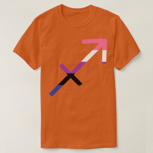 T-shirt Sagittaire Genderfluide (Design devant)