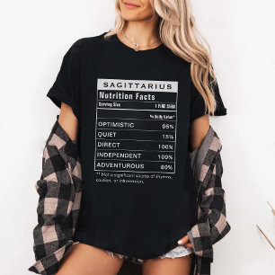 T-shirt Sagittaire Signe du zodiaque Astrologie Nutrition