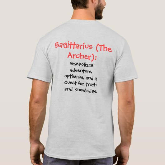 T-shirt Sagittarius (Dos)