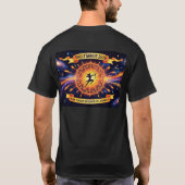 T-shirt Sagittarius 2026 Compass Zodiac Bow | Aim Beyond L (Dos)