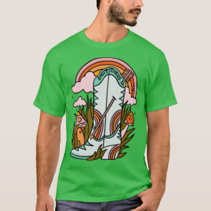 T-shirt Sagittarius Cowboy Boot