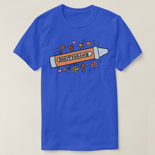 T-shirt Sagittarius Crayon (Design devant)
