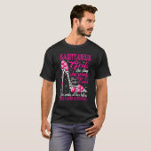 T-shirt Sagittarius Girl Like a Boss in Control losange sh (Devant entier)