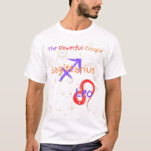 T-shirt Sagittarius Leo Couple Zodiac