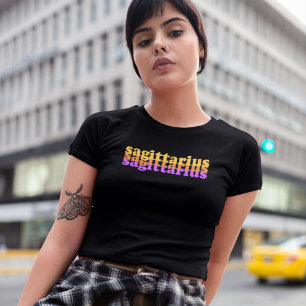 T-shirt Sagittarius signe zodiaque Couleur d'alimentatio