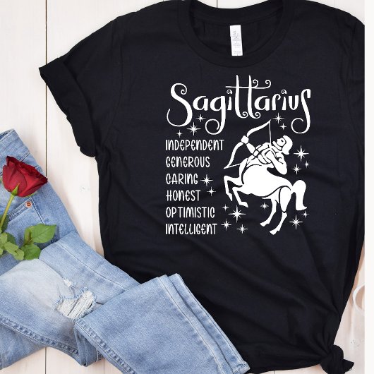 T-shirt Sagittarius Symbole Zodiaque Traits Horoscope