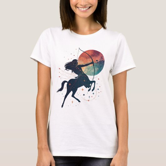 T-shirt Sagittarius – The Cosmic Archer (Devant)