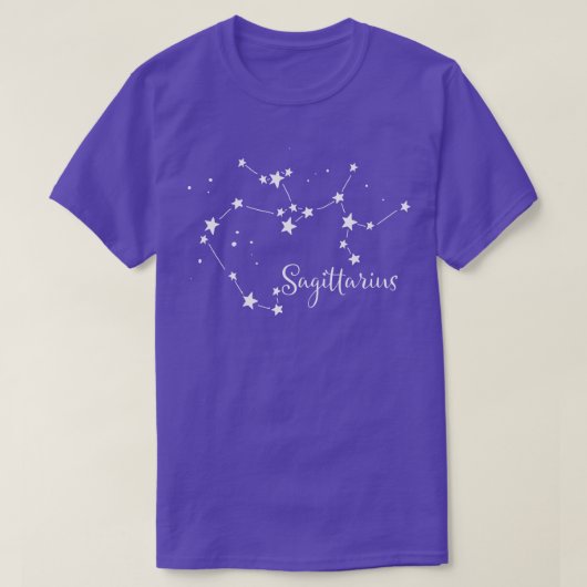 T-shirt Sagittarius Zodiac Constellation (Design devant)