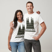 T-shirt Sagrada Familia Barcelona Skyline (Unisexe)