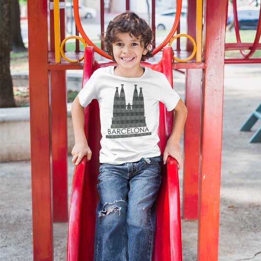 T-shirt Sagrada Familia Barcelona Skyline