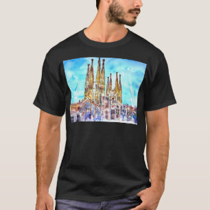 T-shirt Sagrada Familia Barcelone