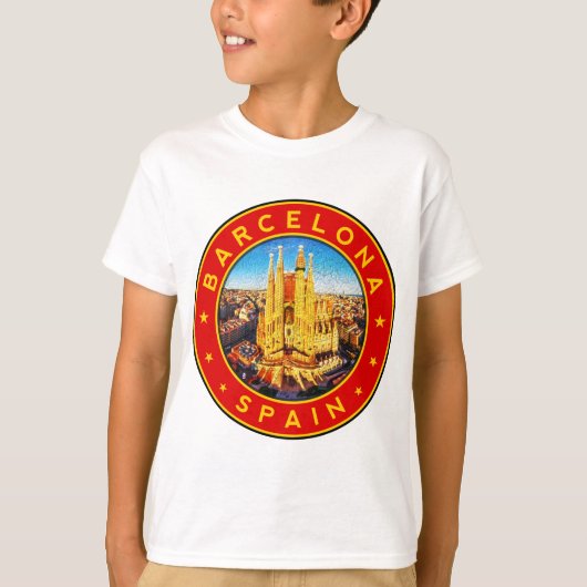 T-shirt Sagrada Familia Barcelone (Devant)