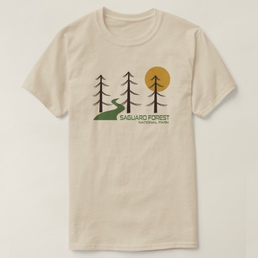 T-shirt Saguaro Forest National Park Trail (Design devant)