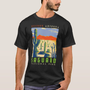 T-shirt Saguaro US National Park Tucson Arizona Vintage