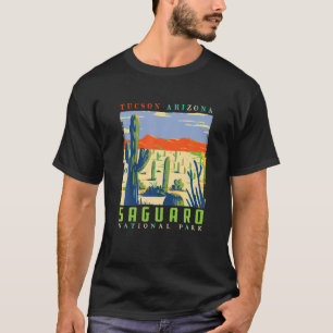 T-shirt Saguaro US National Park Tucson Arizona Vintage T