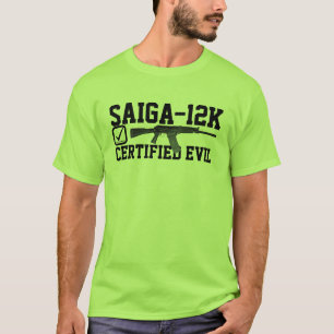 T-shirt Saiga 12 - Liste de contrôle mauvaise certifiée