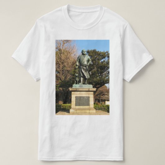T-shirt Saigo Takamori (Le Dernier Samurai) & Statue du Ch (Design devant)