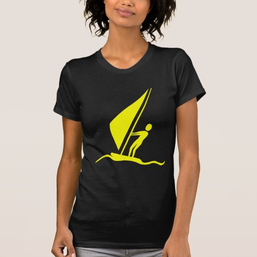 T-shirt Sailboard - Jaune (Devant)