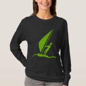 T-shirt Sailboard - Martian Green (Devant)