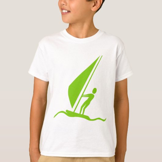 T-shirt Sailboard - Martian Green (Devant)