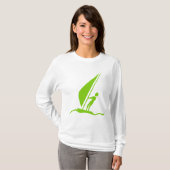 T-shirt Sailboard - Martian Green (Devant entier)