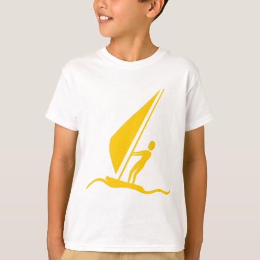 T-shirt Sailboarding - Ambre (Devant)