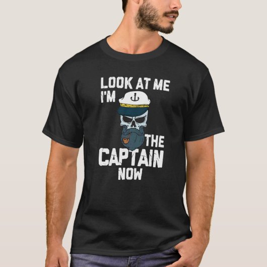 T-shirt Sailing Captain For Sailboat Owner  I'm Captain No (Devant)