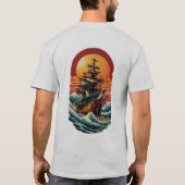 T-shirt Sailor Jerry & Ed Hardy Conception De Tatouage Ins (Dos)