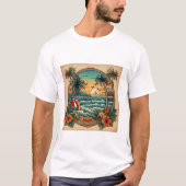 T-shirt Sailor Jerry Tropic Frame (Devant)