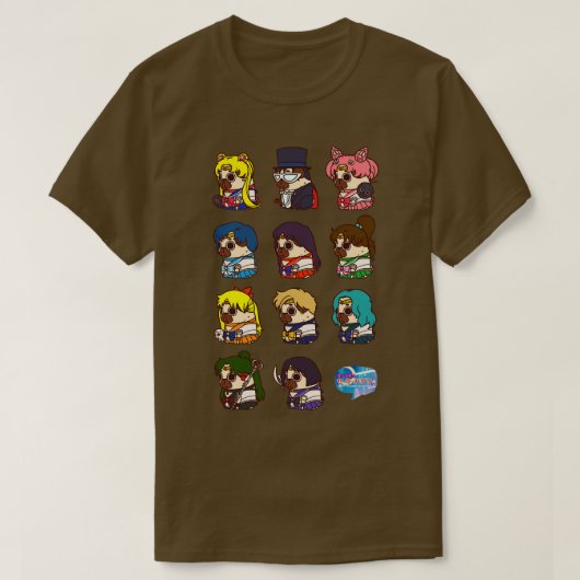 T-shirt Sailor Moon Puglie (Design devant)