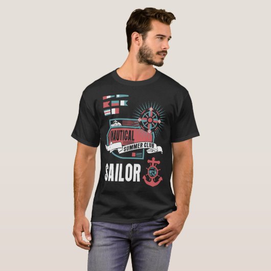 T-shirt Sailor Summer (Devant entier)