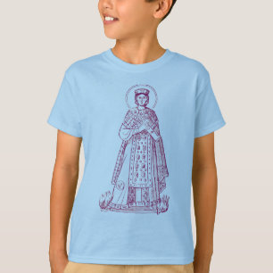T-shirt Saint Agnes de Rome mosaïque grecque