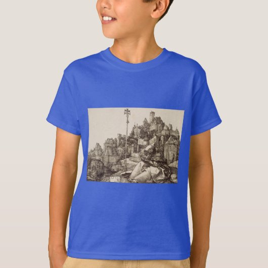 T-shirt Saint Anthony Lecture par Albrecht Durer (Devant)