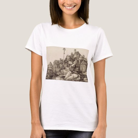 T-shirt Saint Anthony Lecture par Albrecht Durer (Devant)