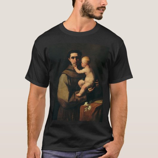 T-shirt Saint Antoine de Padoue par Luca Giordano (Devant)