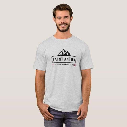 T-shirt Saint Anton Autriche Extérieur (Devant entier)