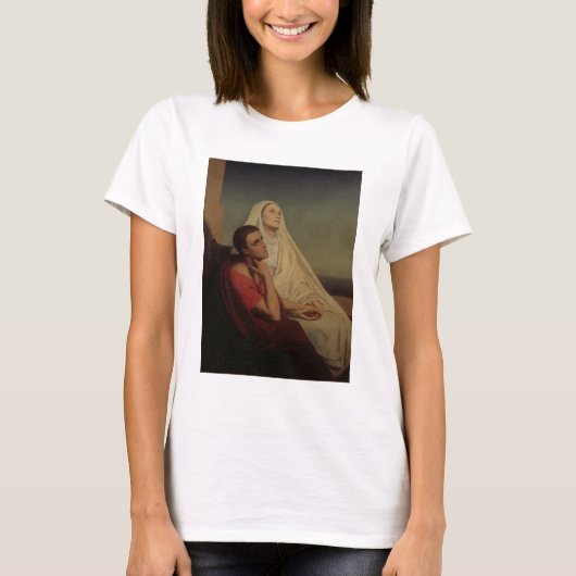T-shirt Saint-Augustine et Saint-Marie Sainte-Monica (Devant)
