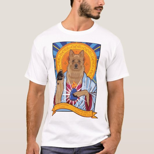 T-shirt Saint Australian Terrier (Devant)