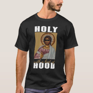 T-shirt Saint Avec Une Indice De Hood Priez Jésus Christ A