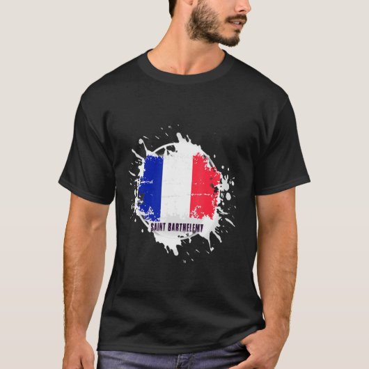 T-shirt Saint Barthelemy Splash (Devant)