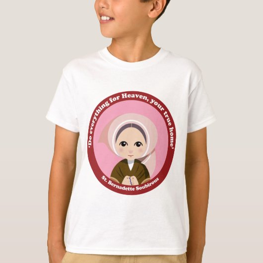 T-shirt Saint Bernadette Soubirous (Devant)