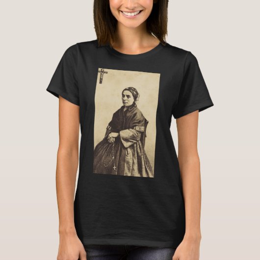 T-shirt Saint Bernadette Soubirous Fine Art (Devant)