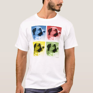 T-shirt Saint Bernard Pop Art